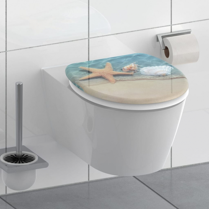 SCHÜTTE Toilettensitz mit Soft-Close-Funktion BEACH