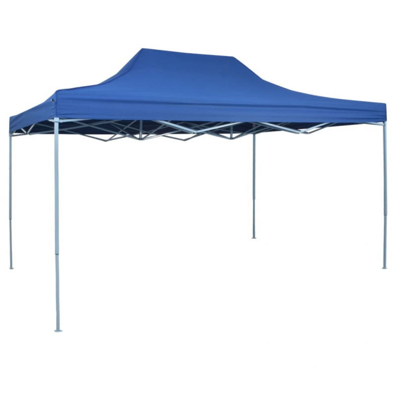 Faltzelt Pop-Up 3 x 4,5 m Blau