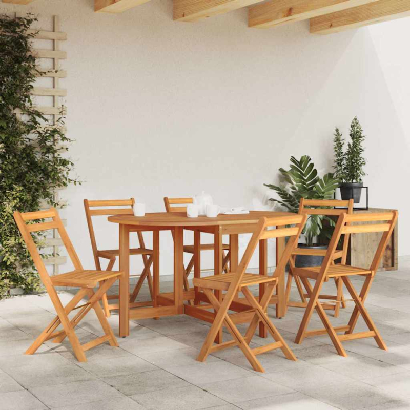 Gartentisch 130x90x72 cm Massivholz Akazie