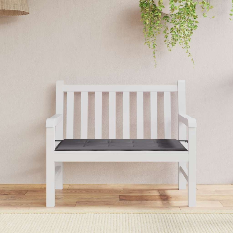 Gartenbank-Auflage Anthrazit 120x50x4 cm Oxford-Gewebe