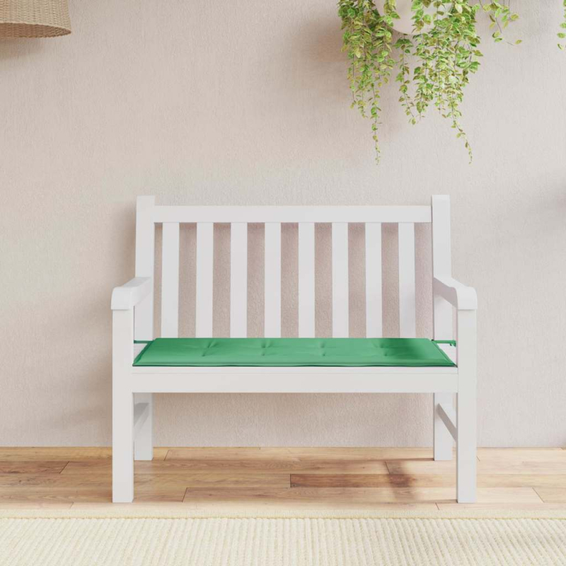 Gartenbank-Auflage Grün 120x50x4 cm Oxford-Gewebe