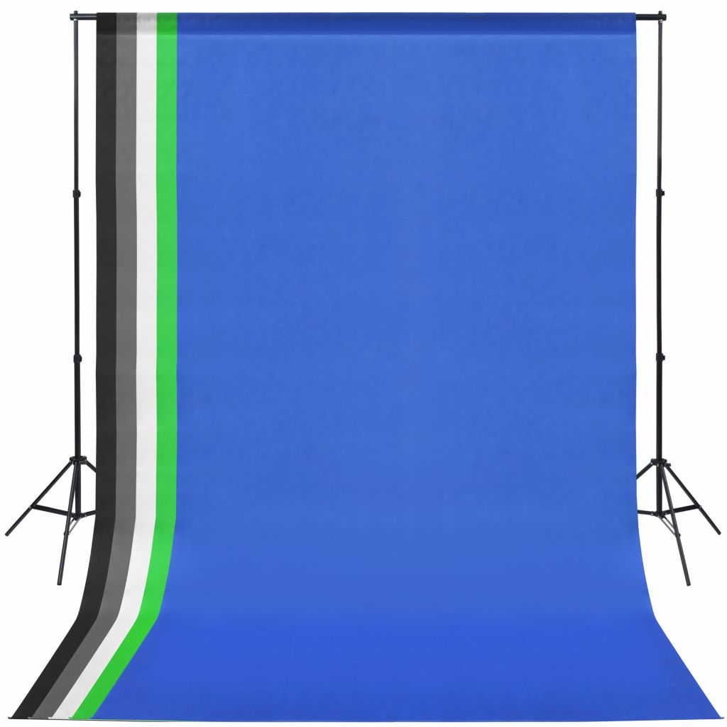 Fotostudio-Set mit 5 farbigen Hintergründen und einstellbarer Aufhängung