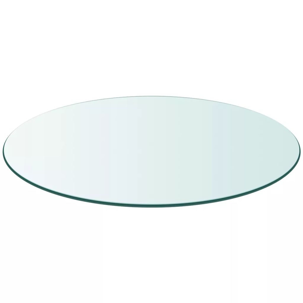 Tischplatte aus gehärtetem Glas rund 400 mm
