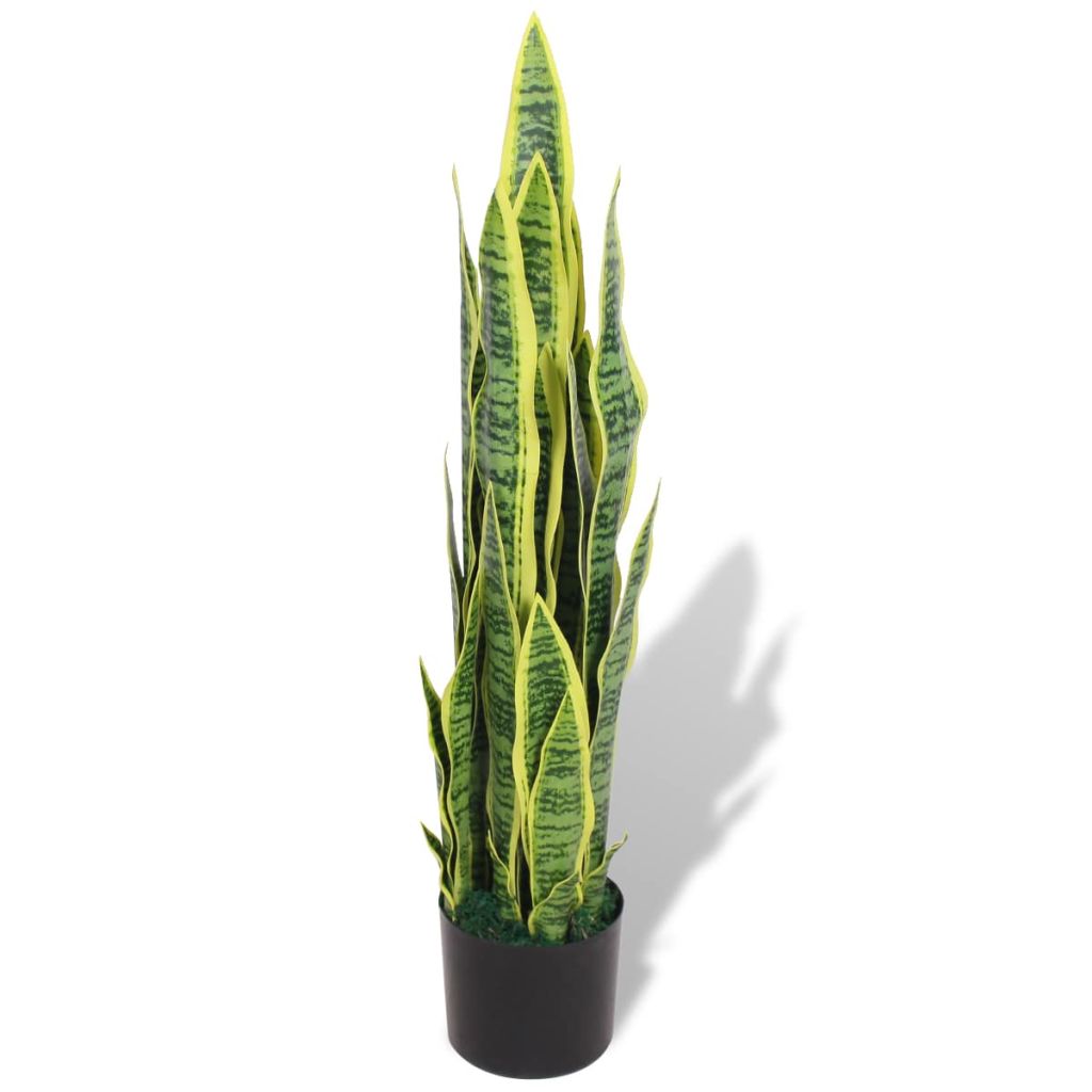 Künstliche Sansevieria Bogenhanf mit Topf 90 cm Grün