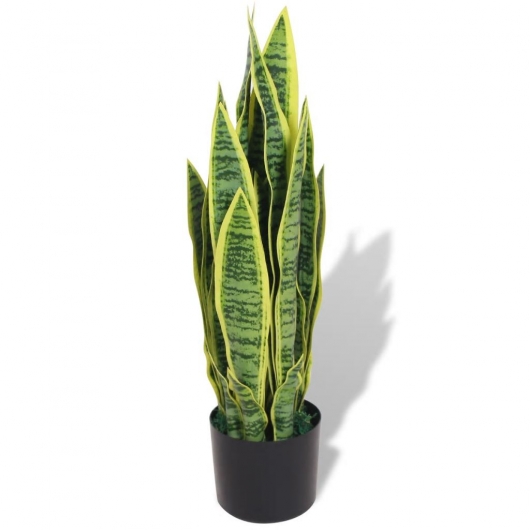 Künstliche Sansevieria Bogenhanf mit Topf 65 cm Grün