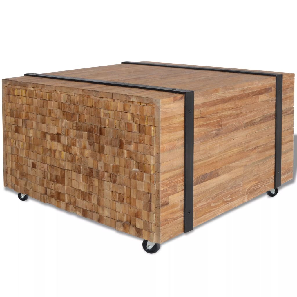 Beistelltisch Teak 60x60x38 cm