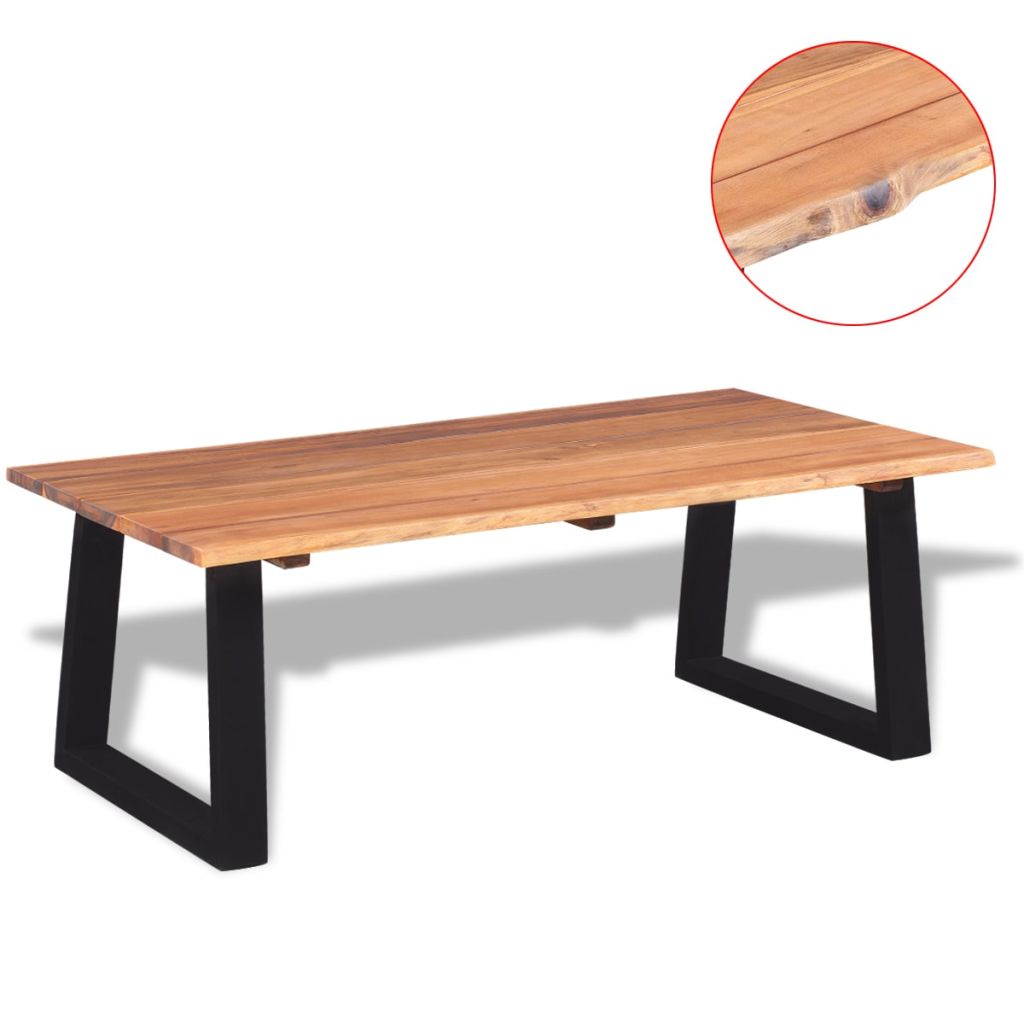 Couchtisch Massivholz Akazie 110x60x40 cm