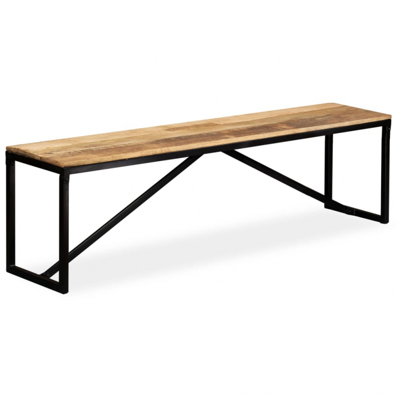 Sitzbank Massiv-Mangoholz 160x35x45 cm