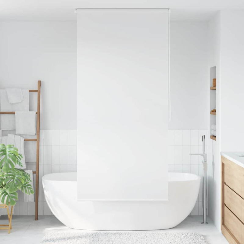 Duschrollo 100x240 cm Weiß