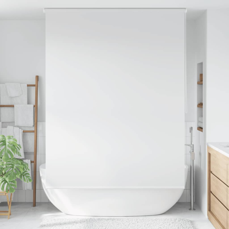 Duschrollo 160 x 240 cm Weiß