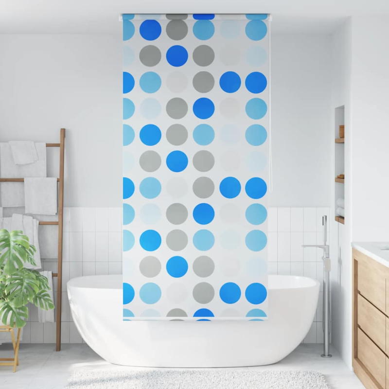Duschrollo 80x240 cm Kreismuster