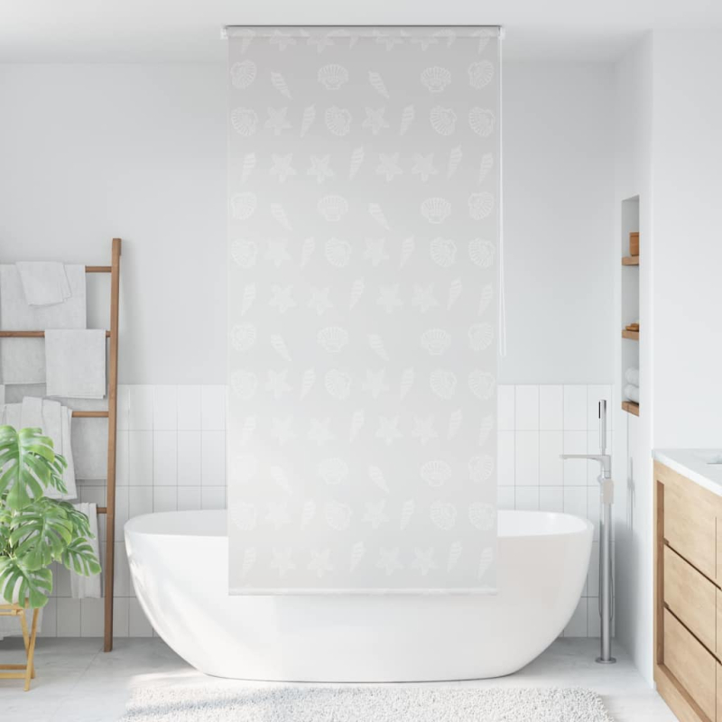 Duschrollo 80x240 cm Seesternmuster
