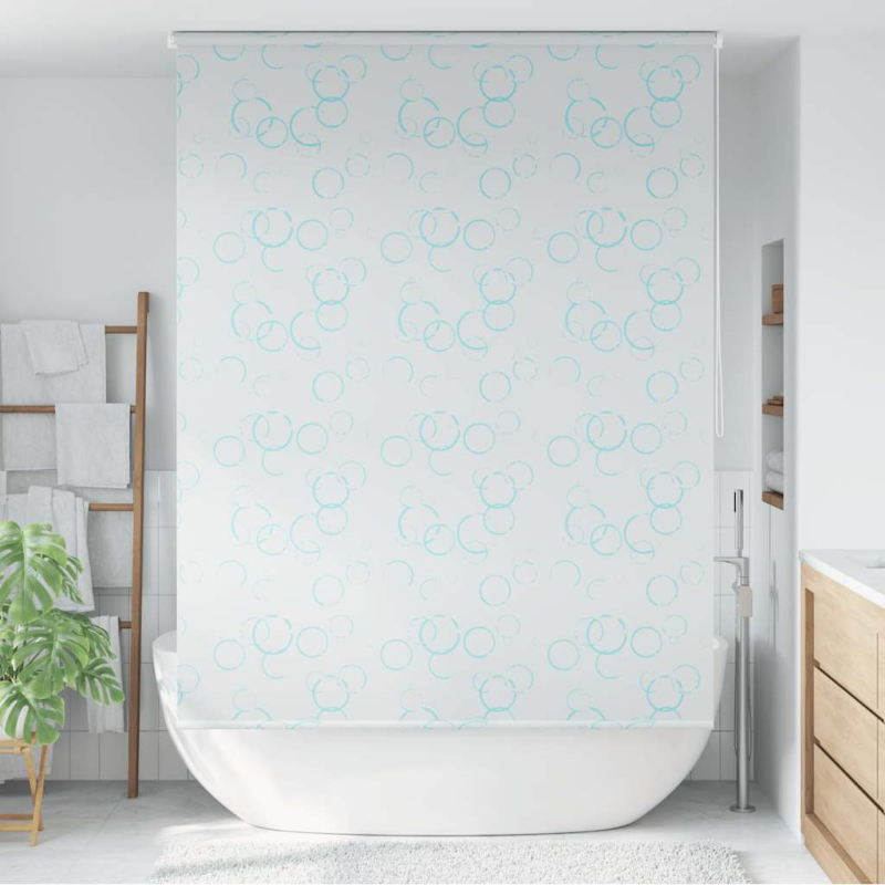 Duschrollo 140x240 cm Blasenmuster