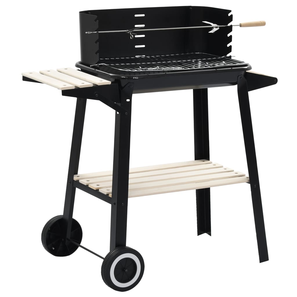 Holzkohlegrill Standgrill mit Rädern