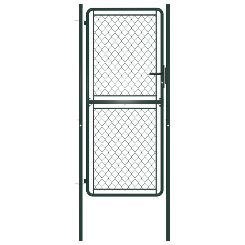 Gartentor Stahl 100×175 cm Grün
