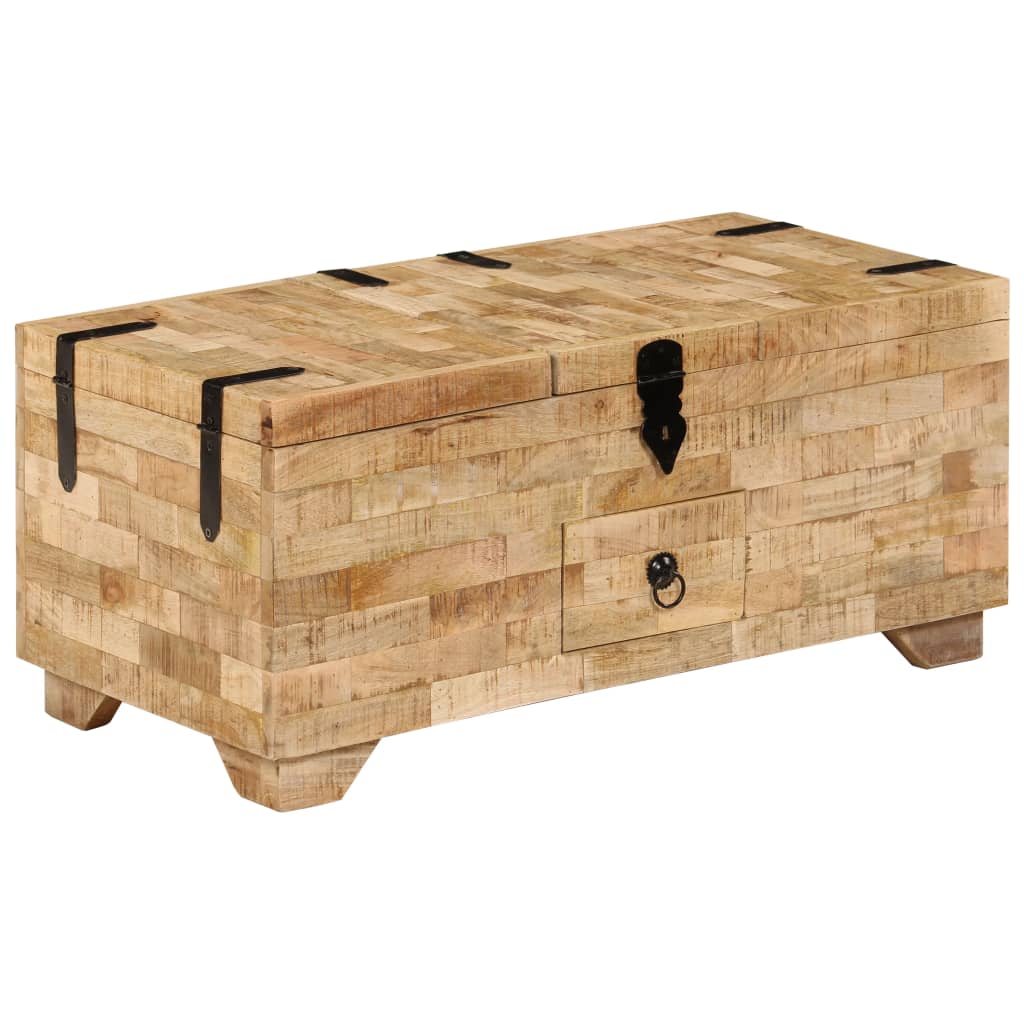 Couchtisch Massivholz Mango 80x40x35 cm