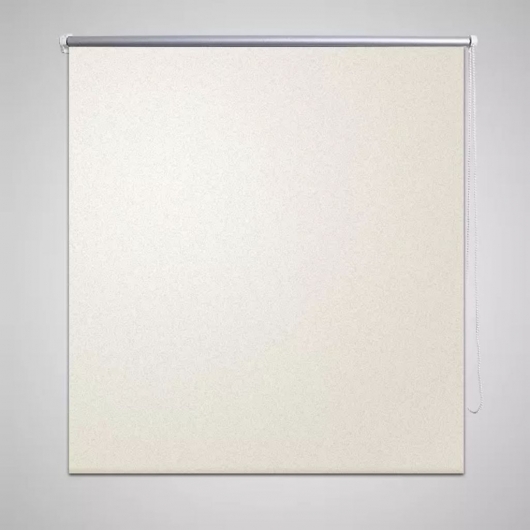 Verdunkelungsrollo Verdunklungsrollo 80 x 175 cm creme