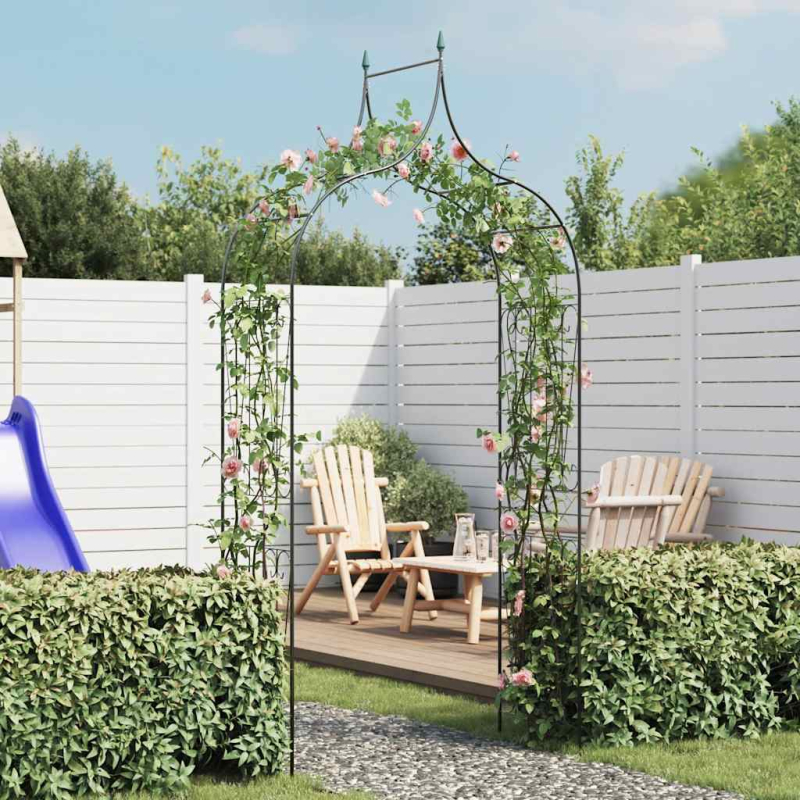 Rosenbogen mit Deko-Spitzen Dunkelgrün