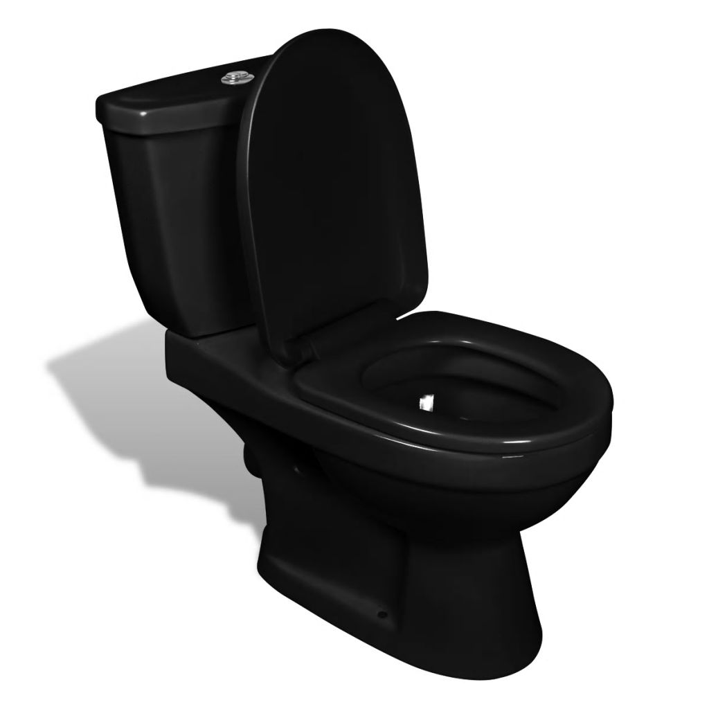 240550 Toilet With Cistern Black