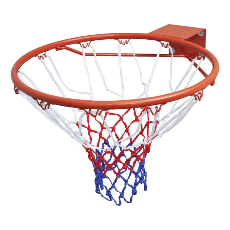 Basketballkorb-Set Hangring mit Netz Orange 45 cm