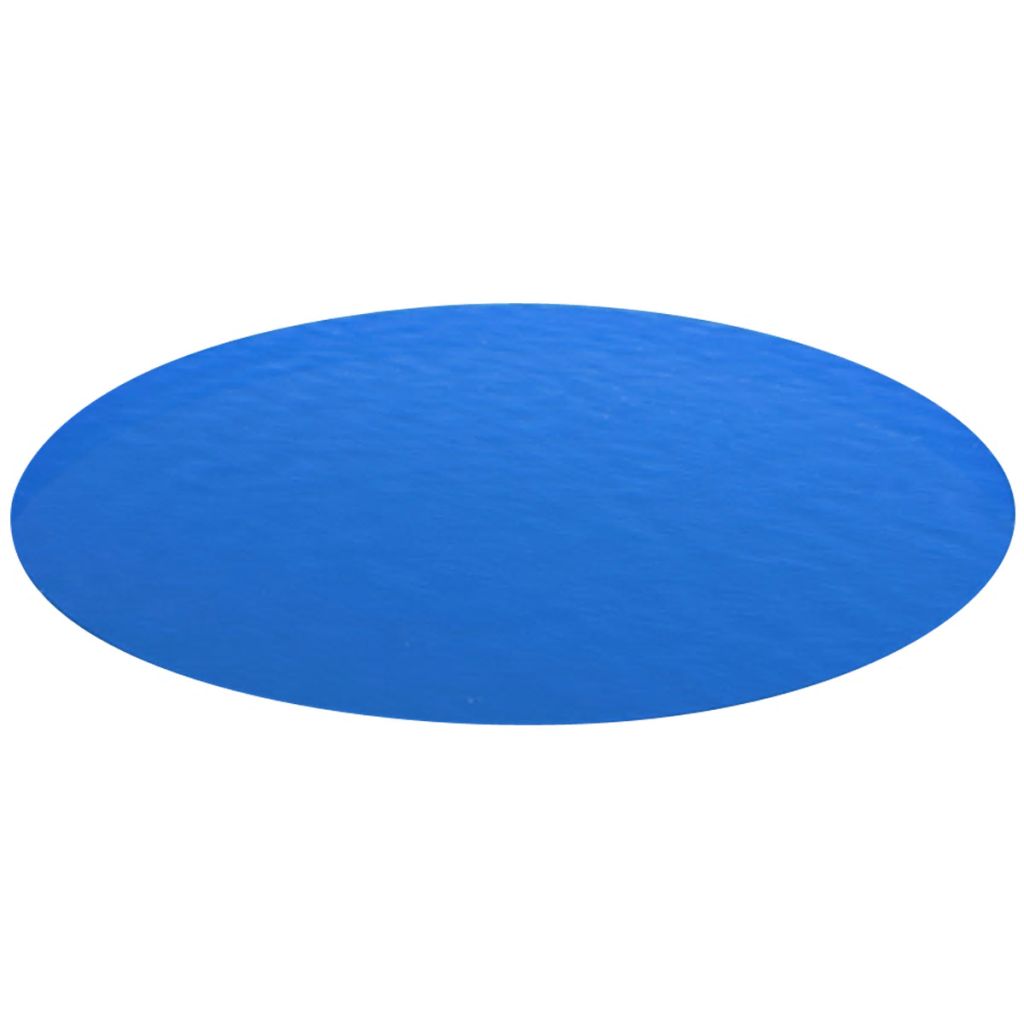 Runde Pool-Abdeckung PE Blau 488 cm