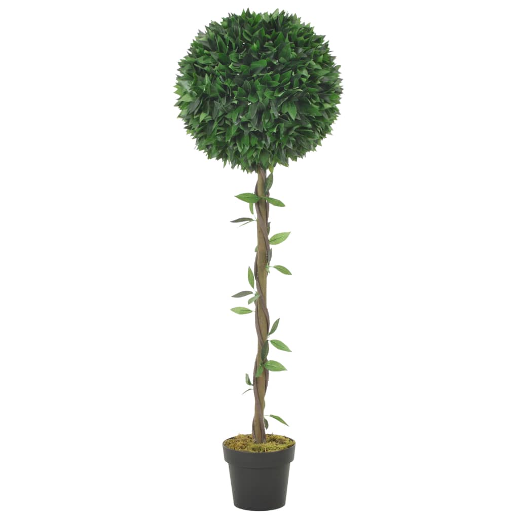 Künstliche Pflanze Lorbeerbaum mit Topf Grün 130 cm