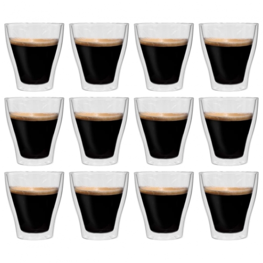 Doppelwandige Latte-Macchiato-Gläser 12 Stk. 280 ml
