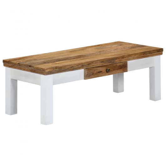 Couchtisch 110x50x40 cm Massivholz Mango