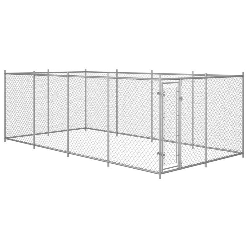 Outdoor-Hundezwinger 7,6x3,8x1,9 m