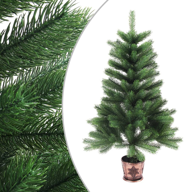 Künstlicher Weihnachtsbaum Naturgetreue Nadeln 90 cm Grün