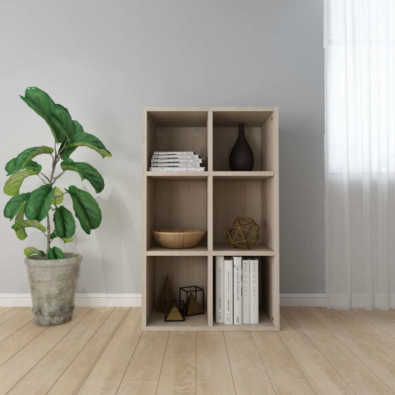 Bücherregal/Sideboard Sonoma-Eiche 66x30x98 cm Holzwerkstoff