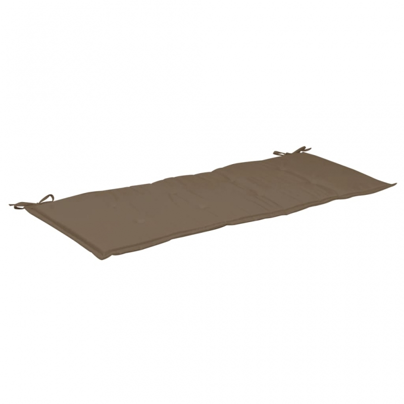 Gartenbank-Auflage Taupe 120x50x3 cm Oxford-Gewebe