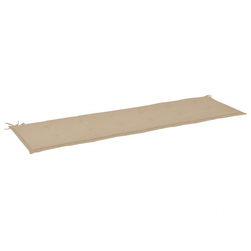 Gartenbank-Auflage Beige 180x50x3 cm Oxford-Gewebe