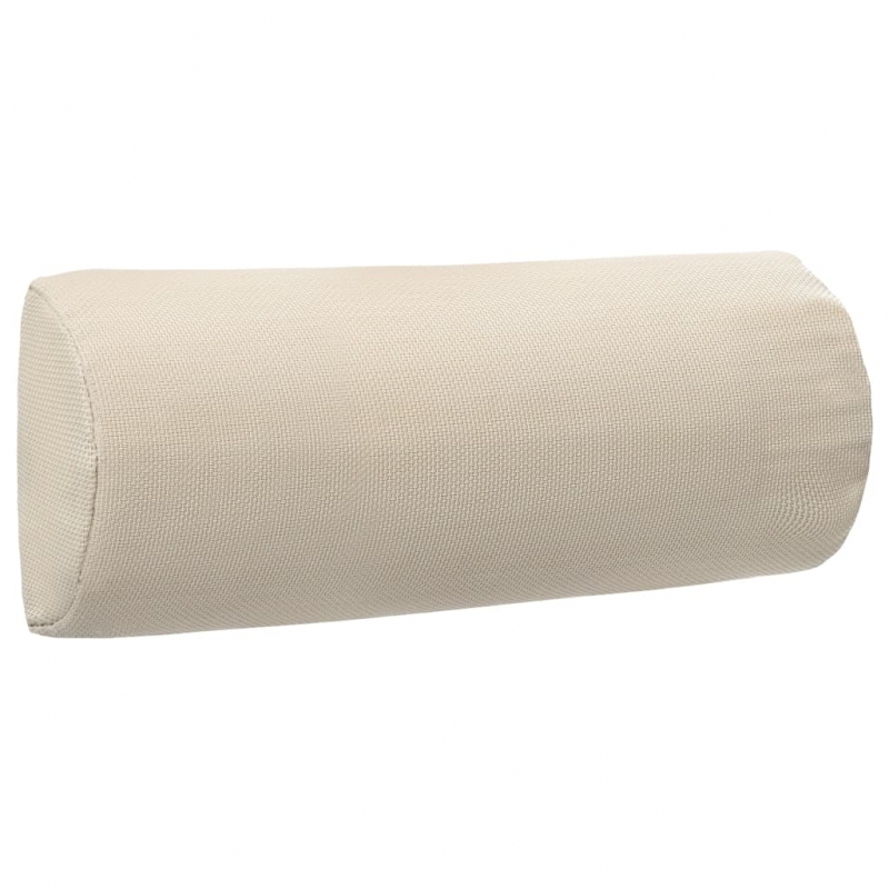 Kopfstütze für Liegestuhl Cremeweiß 40 x 7,5 x 15 cm Textilene