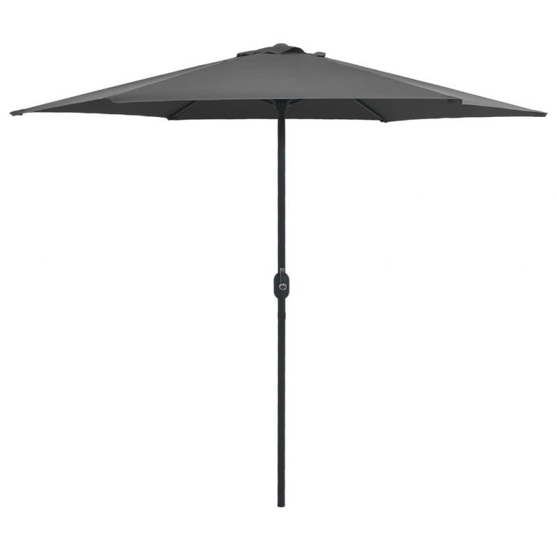 Sonnenschirm mit Aluminium-Mast 270x246 cm Anthrazit