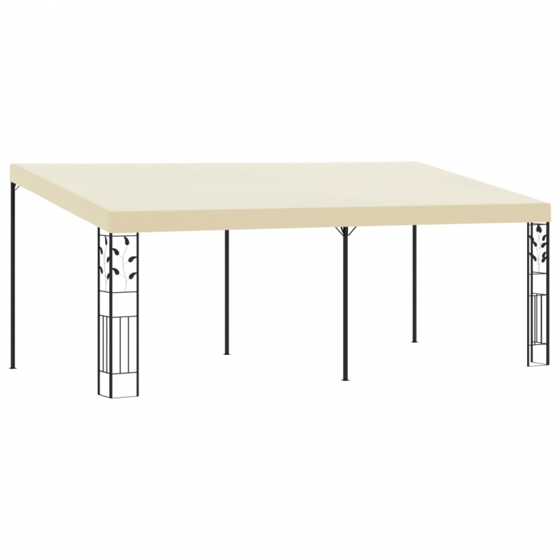 Wand-Pavillon 6x3x2,5 m Cremeweiß