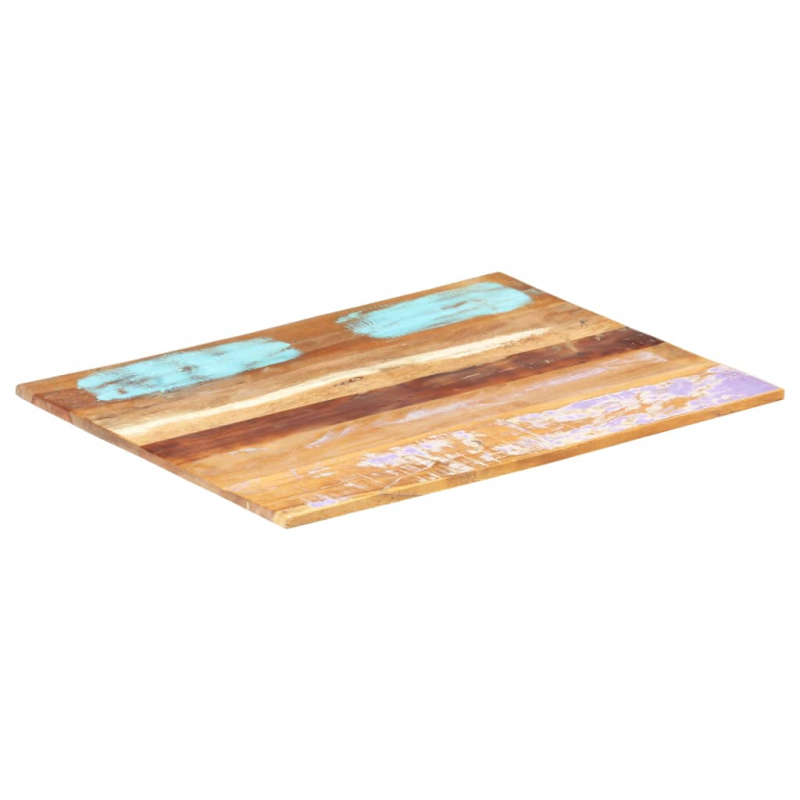 Tischplatte Rechteckig 60x70 cm 15-16 mm Altholz Massiv