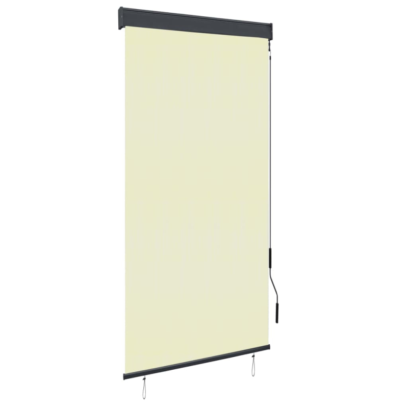 Außenrollo 100 x 250 cm Cremeweiß
