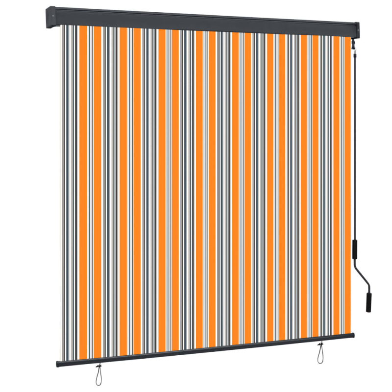 Außenrollo 170x250 cm Gelb und Blau