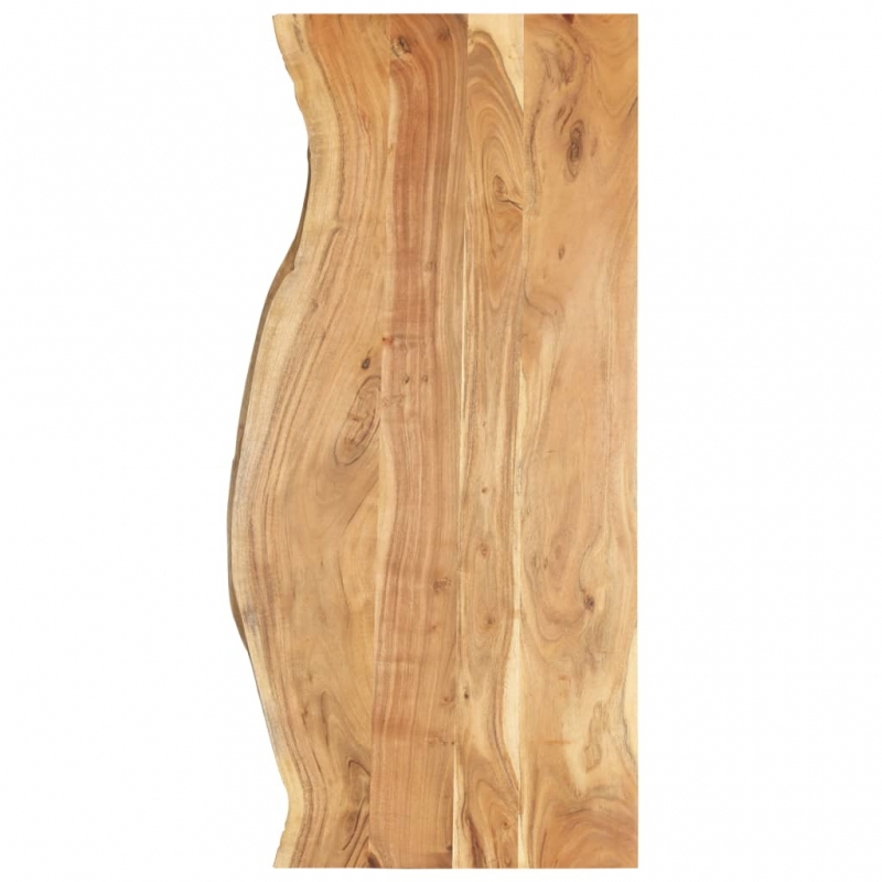 Badezimmer-Waschtischplatte Massivholz Akazie 140x55x2,5 cm