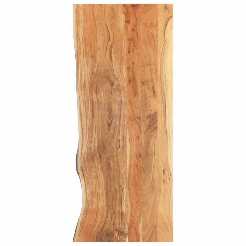 Badezimmer-Waschtischplatte Massivholz Akazie 140x55x3,8 cm