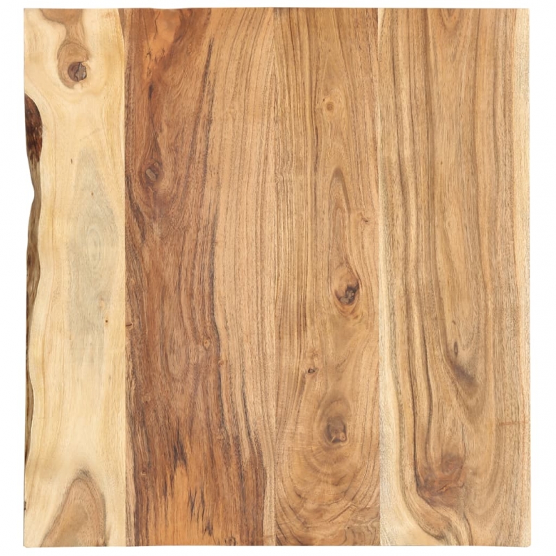Tischplatte Massivholz Akazie 58x(50-60)x2,5 cm