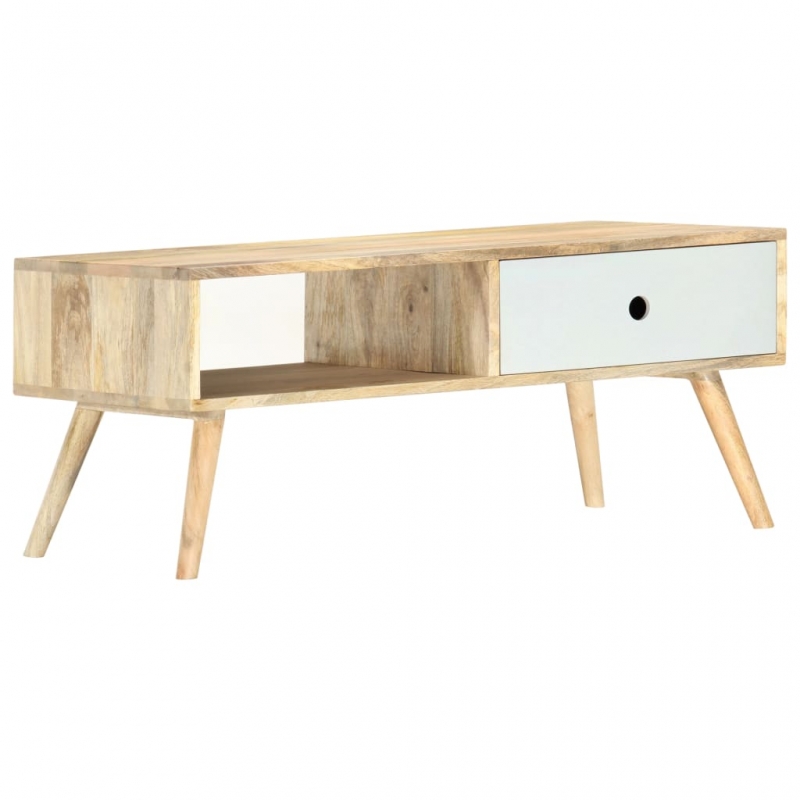Couchtisch 90×50×40 cm Massivholz Mango