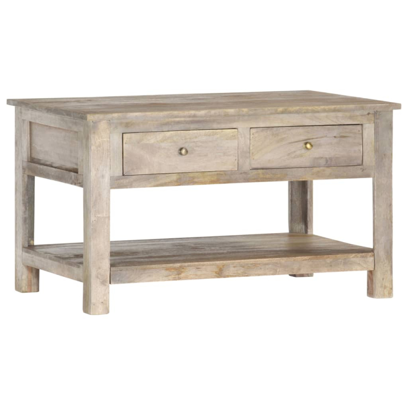 Couchtisch 82x52x47 cm Massivholz Mango
