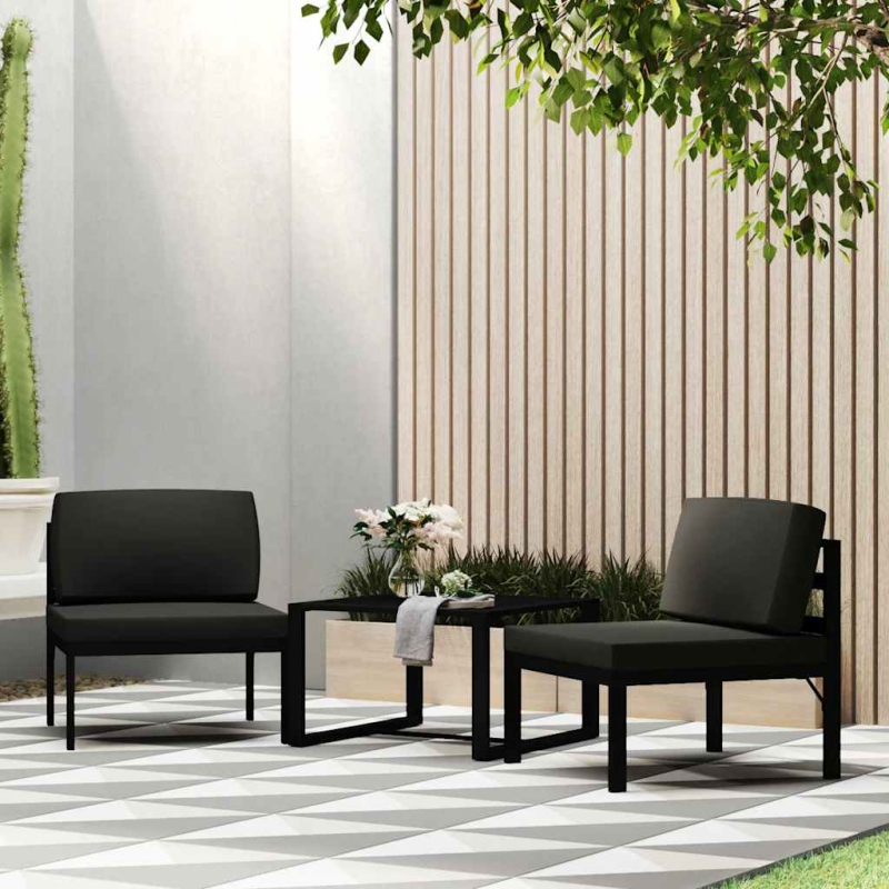 Couchtisch Aluminium Anthrazit