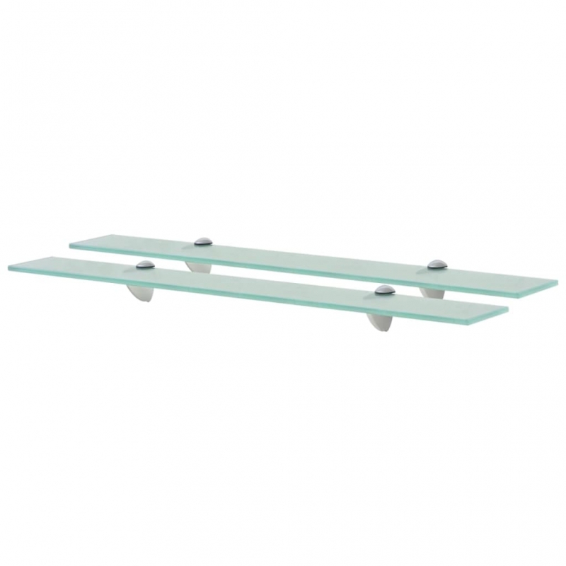 Schwebende Regale 2 Stk. Glas 70x10 cm 8 mm