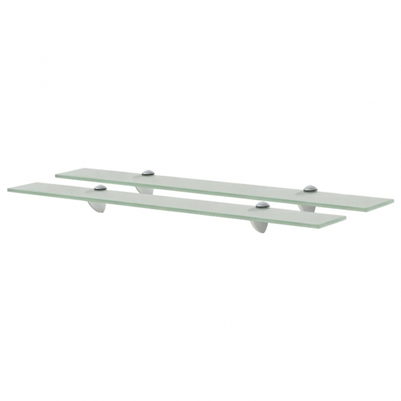 Schweberegale 2 Stk. Glas 70x20 cm 8 mm