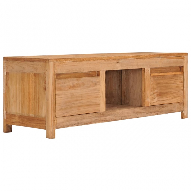 TV-Schrank 100×30×35 cm Massivholz Teak