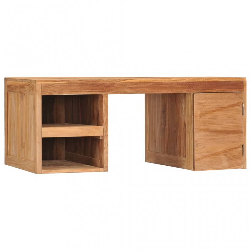 Couchtisch 90×50×40 cm Massivholz Teak