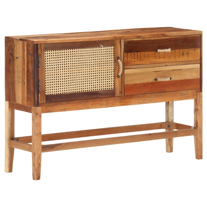 Sideboard 118x30x76 cm Altholz Massiv